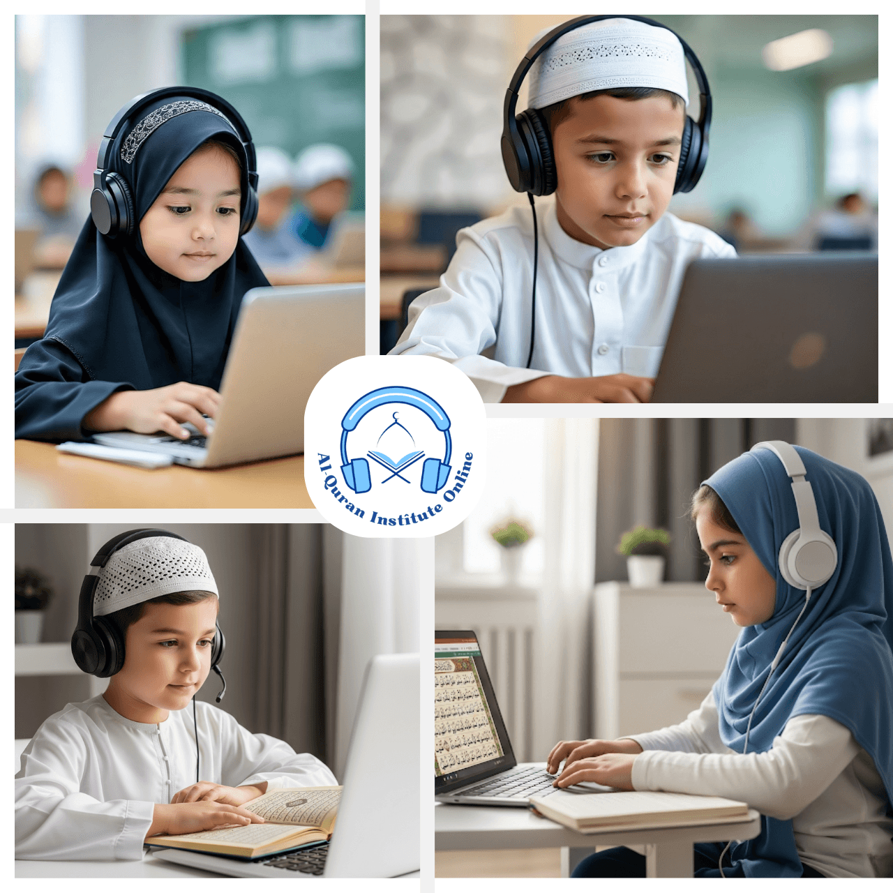 Students learning Quran